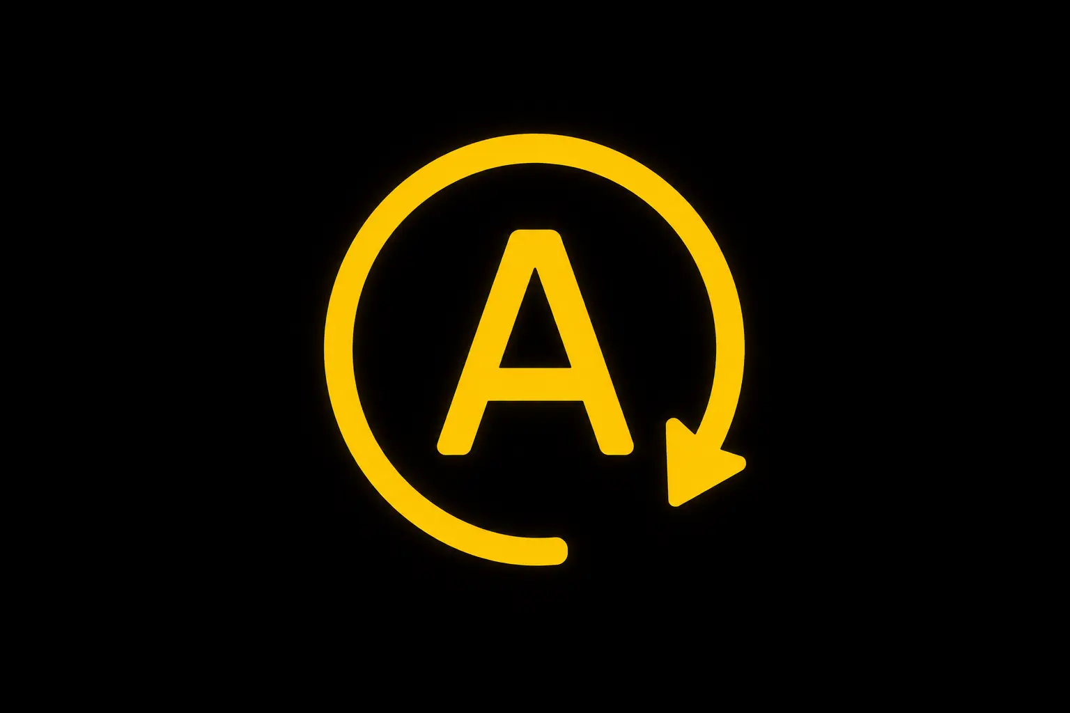 Freezing Temperature Warning Light dashboard symbol icon indicating icy road or low outside temperature