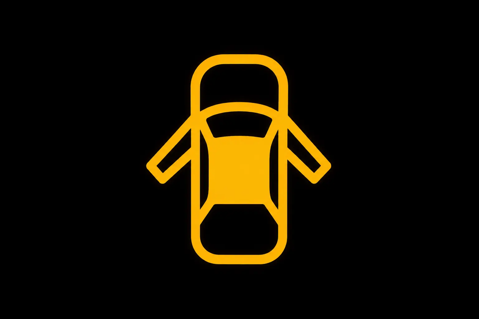 Door Open Warning Light dashboard symbol icon showing vehicle door open indicator