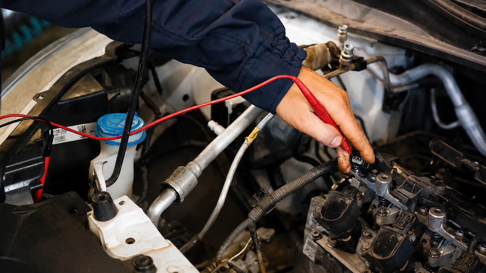 Blown charging system fuse or fusible link preventing the alternator from charging the car battery