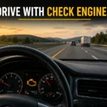 Can you drive with check engine light on while driving on the highway