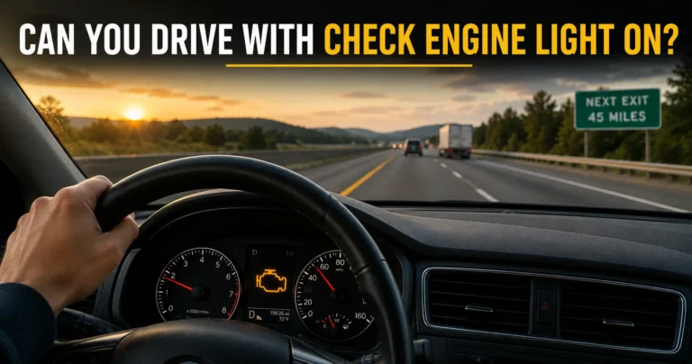 Can You Drive With Check Engine Light On? Is It Safe?