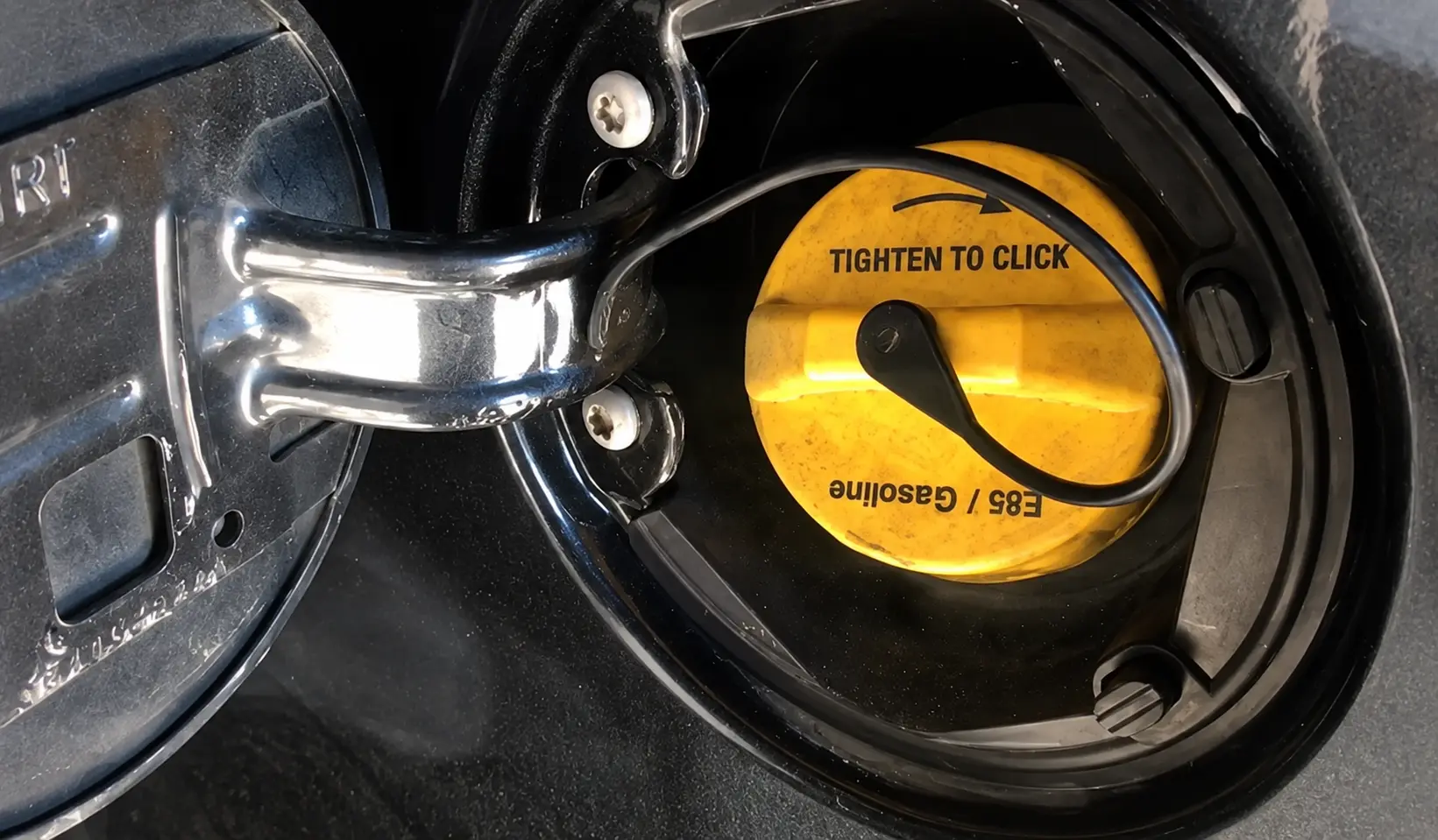 Loose gas cap causing a small EVAP leak and intermittent check engine light